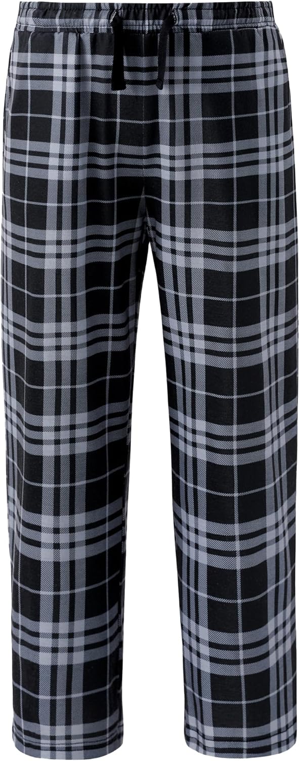 PATPAT Unisex Kids Plaid Pajama Pants – Soft Lounge Sleep Bottoms with Elastic Waist and Pockets, Ages 5–14 Years - Image 7