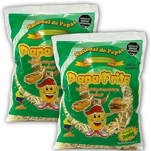 Miniatura 2 de DECA EXPERTS - Palitos de patata Shoestring, crujientes y crujientes paquete de 2 (7.63 oz - 200 gr)- palitos de patatas - fosforito de papa - papa
