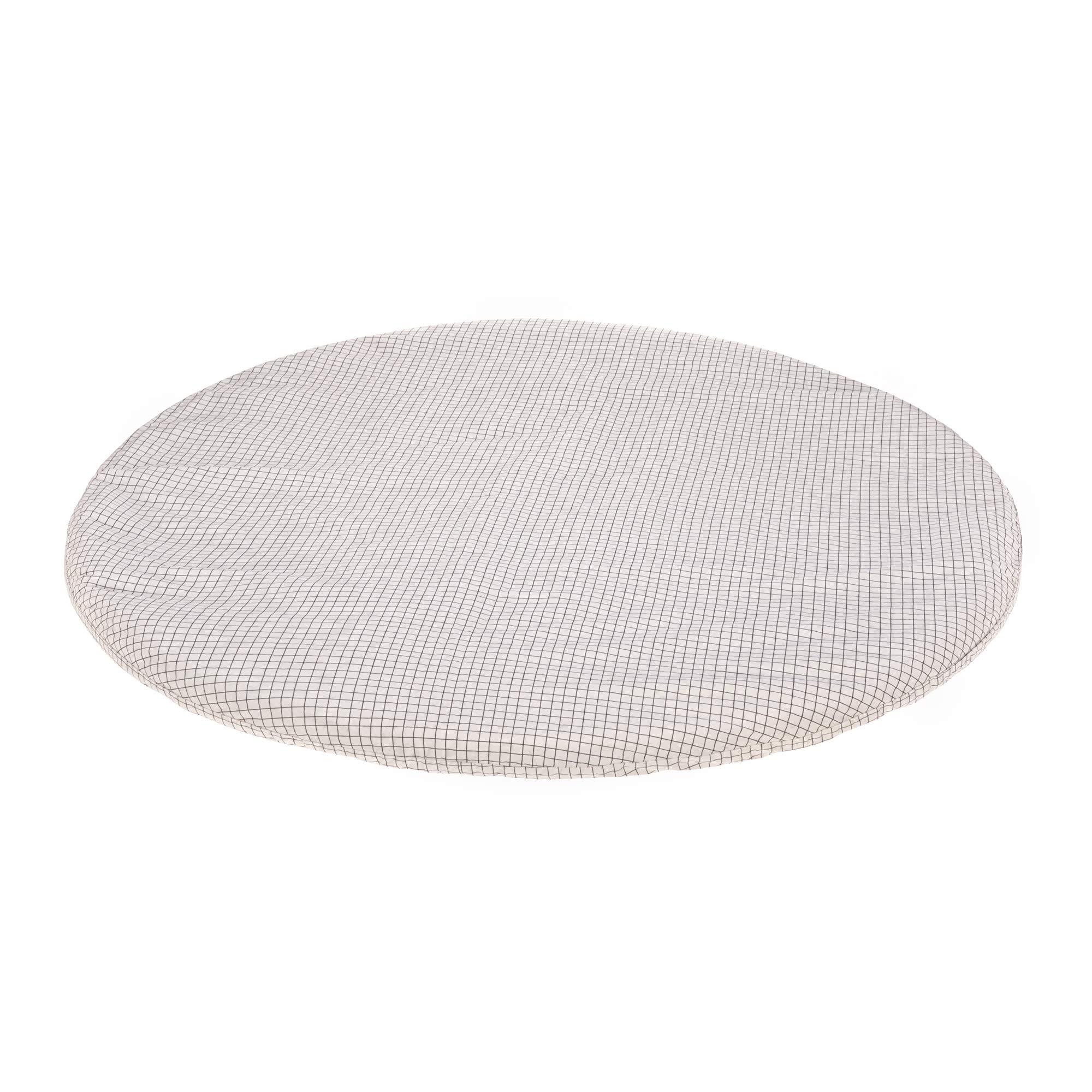 Lässig 1542009837 Grand Coussin Rond de Mousseline, Jaune