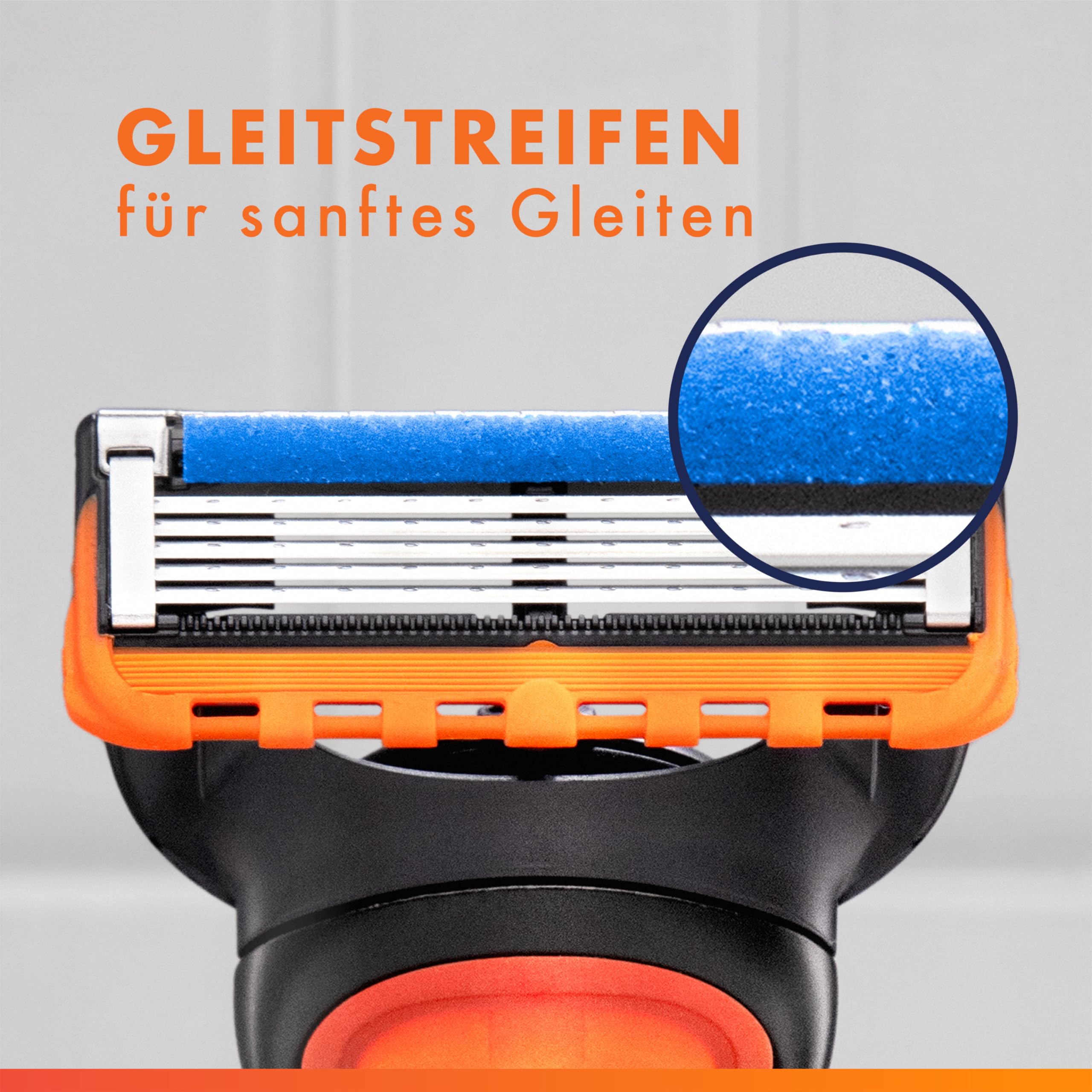Gillette Fusion5 Rasierer Herren UEFA Champions League Special Edition 12 Ersatzklingen 5 Klingen Blau