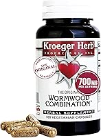 Vista 1 de Cápsulas vegetarianas Kroeger ajenjo de hierbas, 100 cápsulas