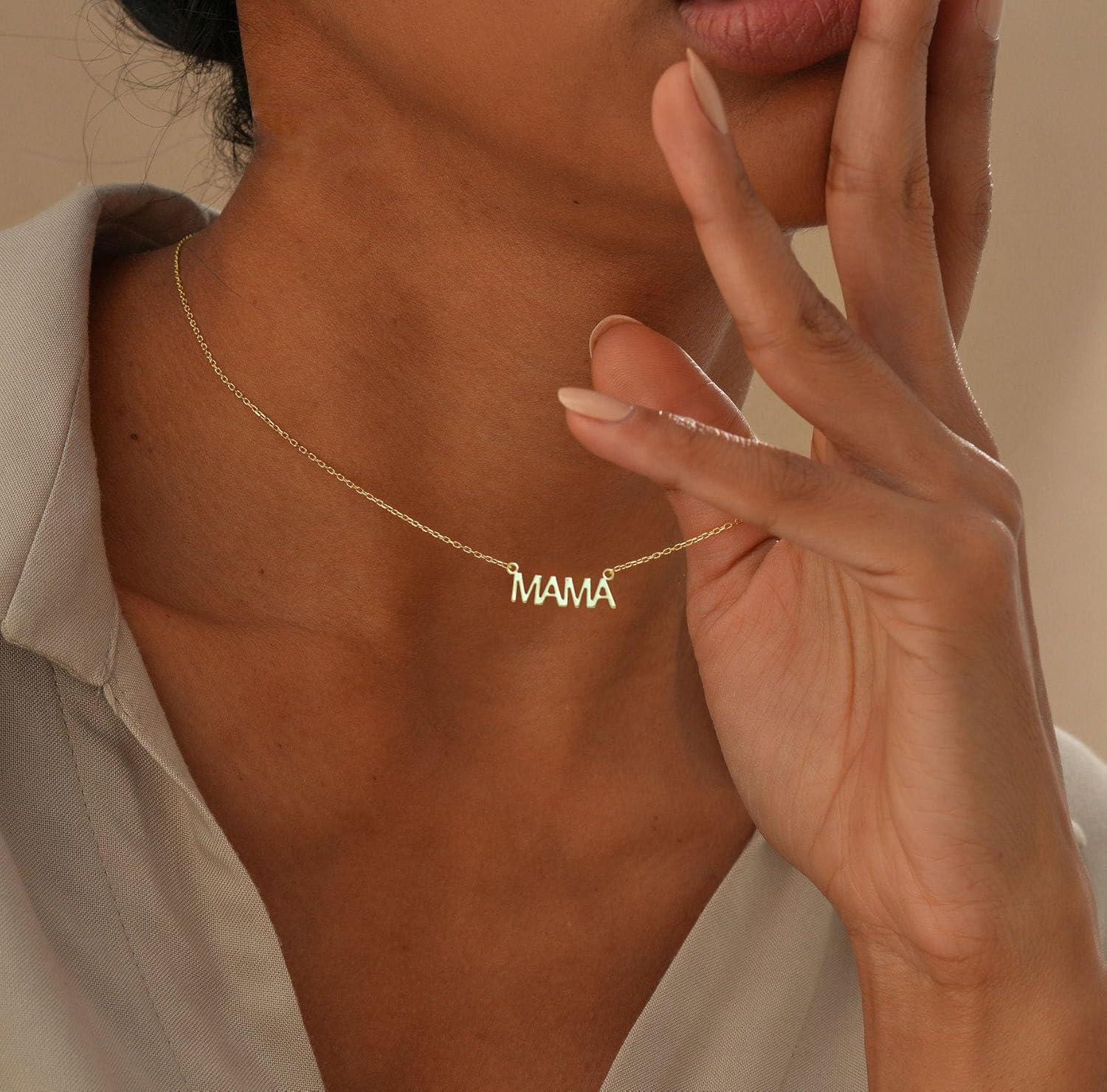 Gold Pearl Necklaces for Women Trendy, Single Pearl Drop Pendant Necklace 14k Dainty Gold Necklace for Women Simple Wedding Pearl Choker Bridesmaids Necklace Prom Jewelry Gifts - Image 4