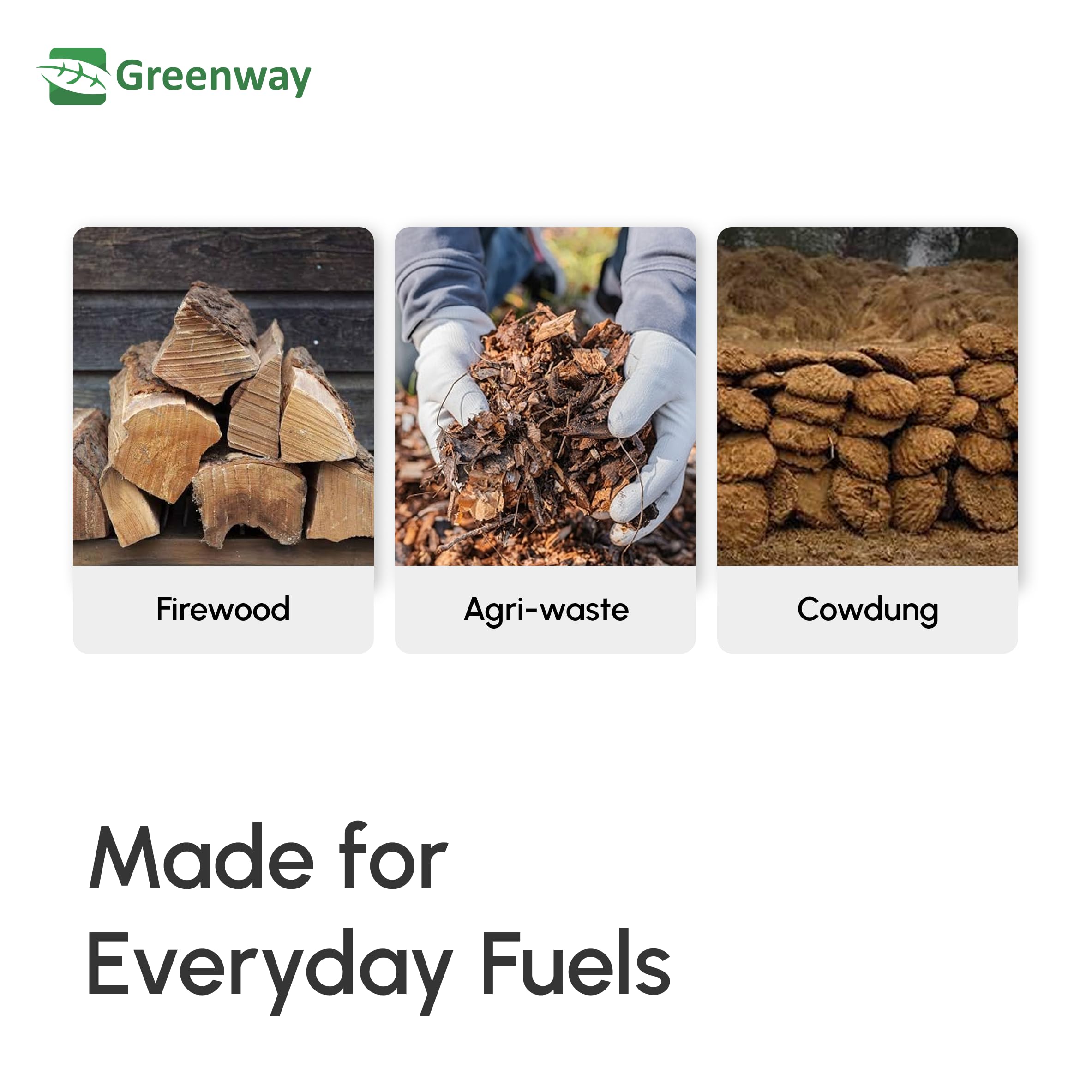 Greenway Smart Stove - Improved Biomass Cooking Stove |Bioflame Wood Stove |No LPG or Gas Needed | Portable smokeless stove for indoor & Outdoor use| Eco-Friendly Lakdi ka chulha | Made-in-India 2
