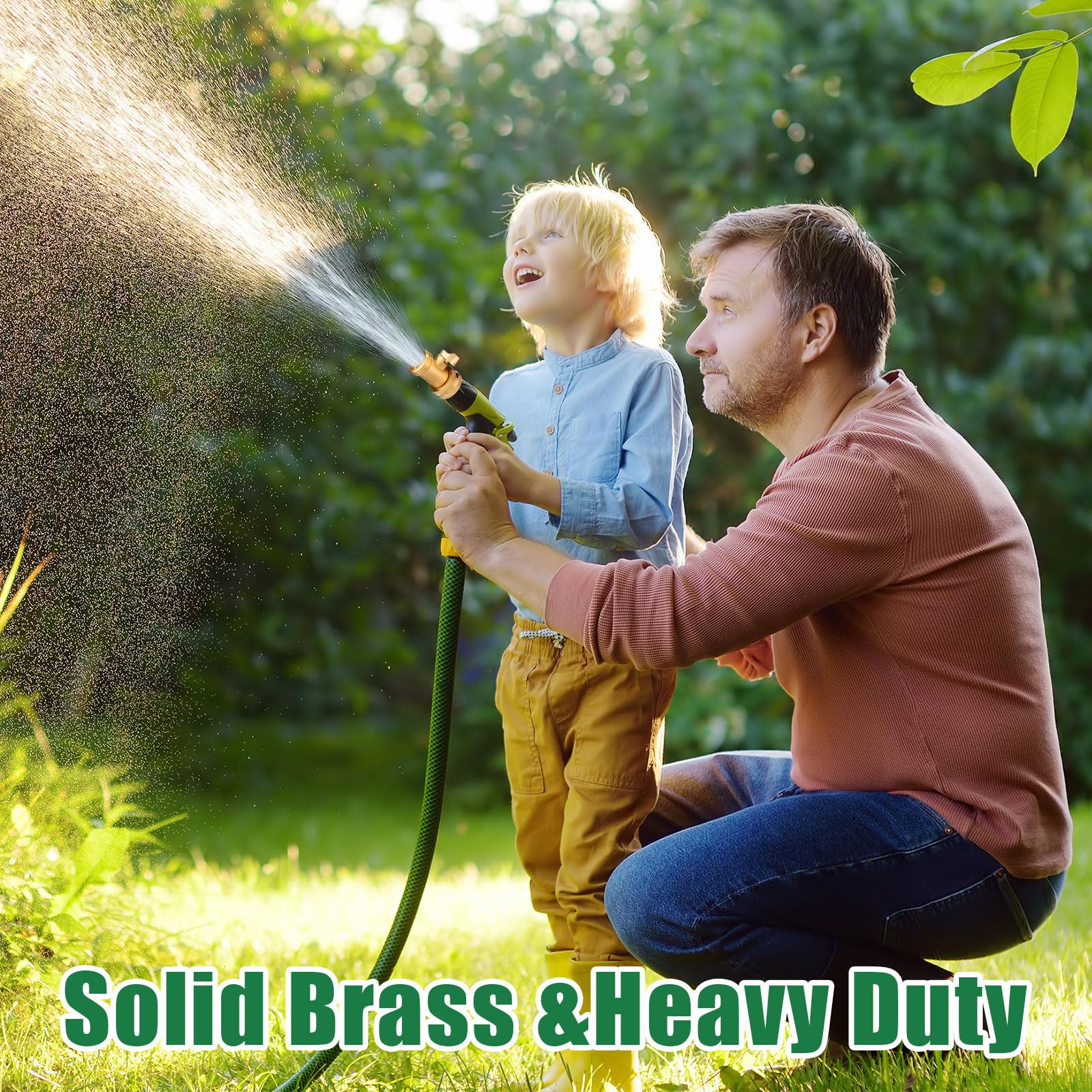 MorningRo 10 Stück Messing Gartenschlauch Absperrventil Heavy Duty 3/4 Zoll Wasserschlauch Absperrventil Massives Messing Gartenschlauch Anschluss Schlauchventil mit 10 zusätzlichen