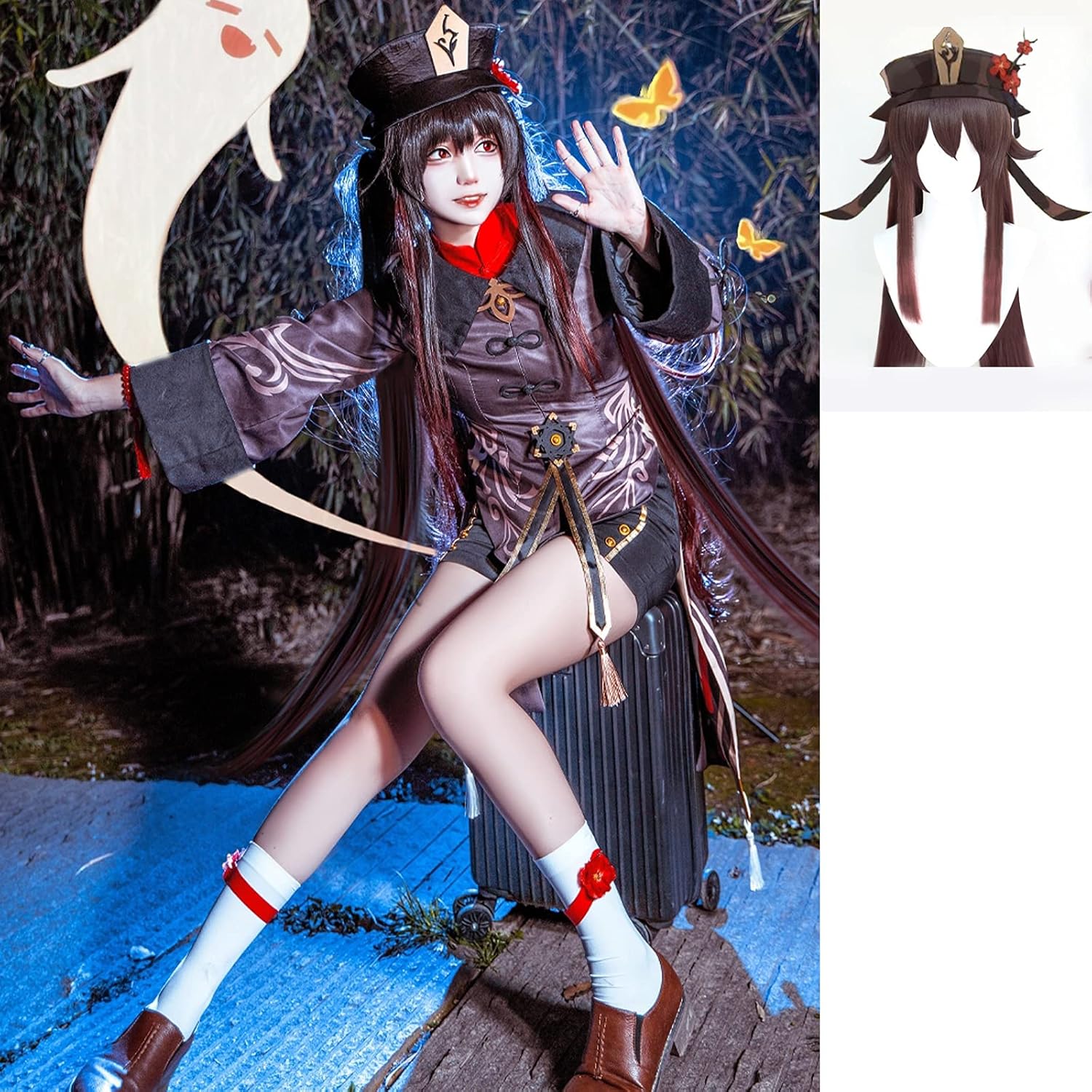 即購入可】原神 GENSHIN 胡桃フータオ コスプレ + ウィッグ 【公式通販