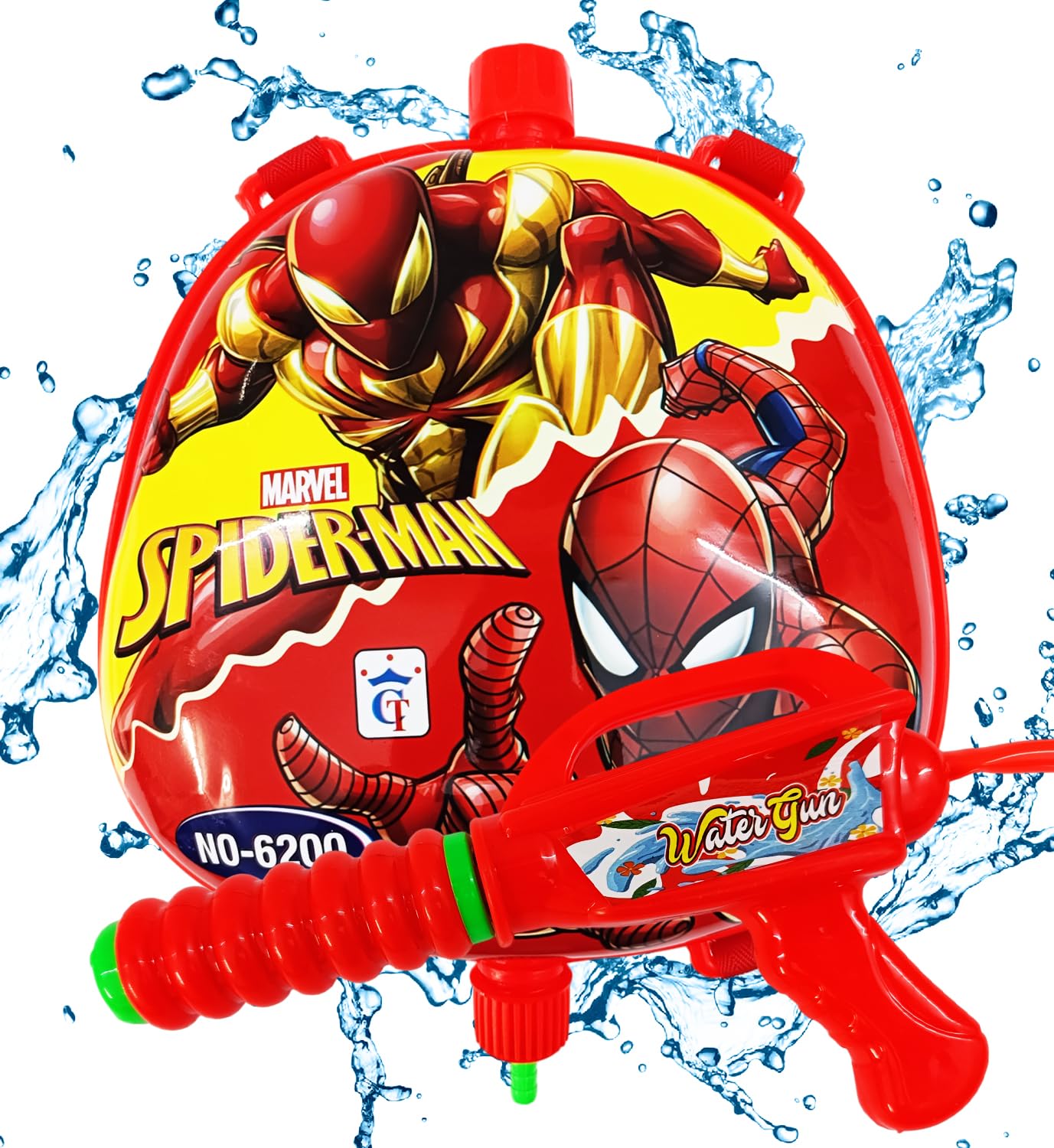 Ascension Holi Water Toy Gun Pichkari with Back Holding Tank Holi Pichkari for Kids Boys Girls Powerful High Pressure Tank with Pichkari for Summer Pool Party Children Pichkari with Tank (B0CVQK8C4N) Amazon Price History, Amazon Price Tracker