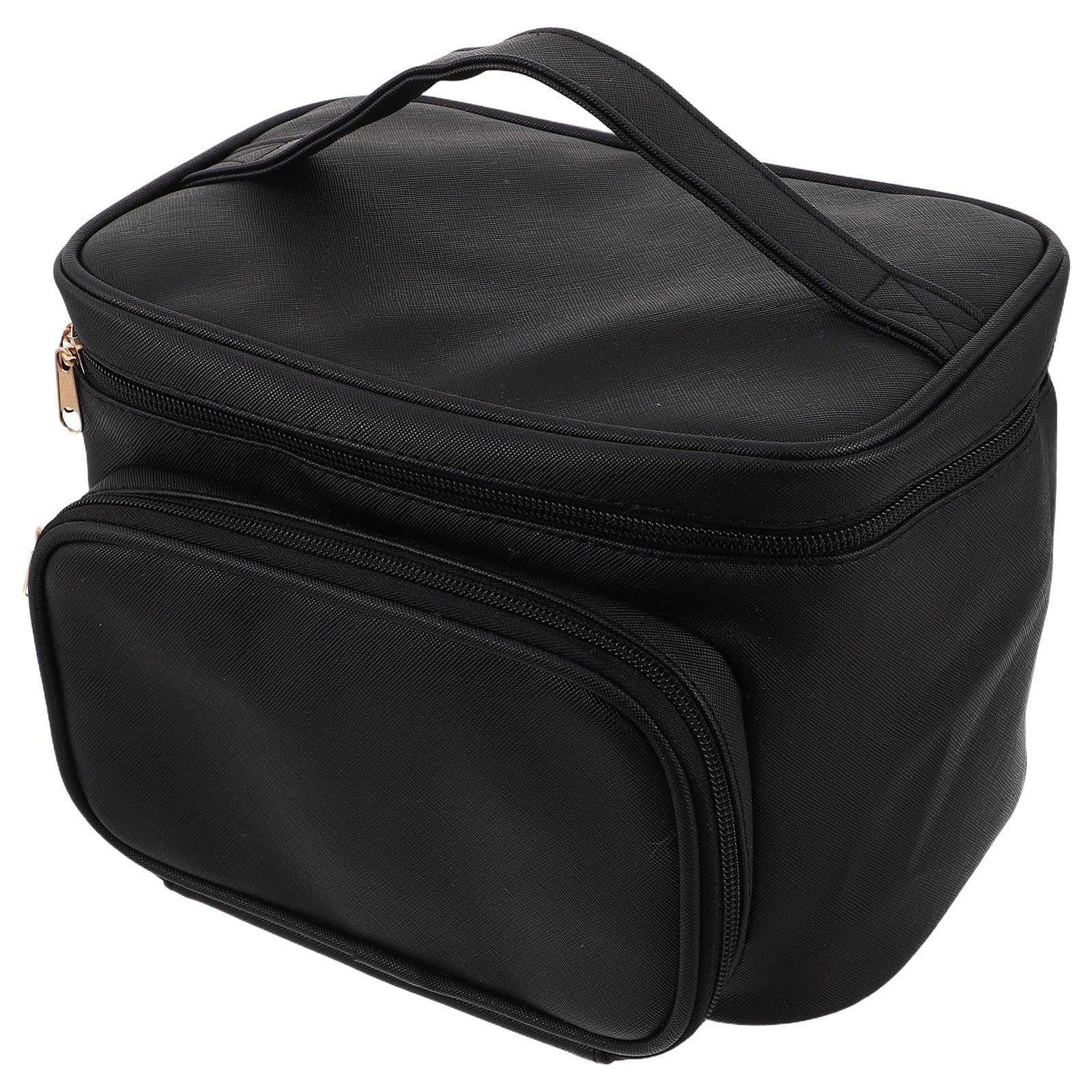Alipis Großer Kosmetikkoffer aus PU mit Reißverschluss Make Up Tasche für Damen Reise Kulturbeutel mit Mehreren Fächern für Outdoor und Reisen