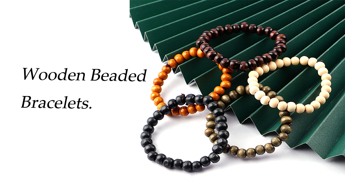 2pcs Black Sandalwood Beads Bracelet & Necklace Set – 15mm & 8mm Stretch Elastic, Yoga Meditation Mala