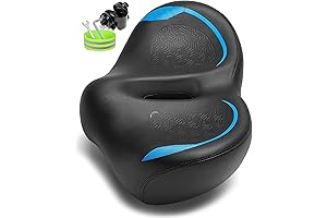 Noseless Comfortable Wide Bike Seat