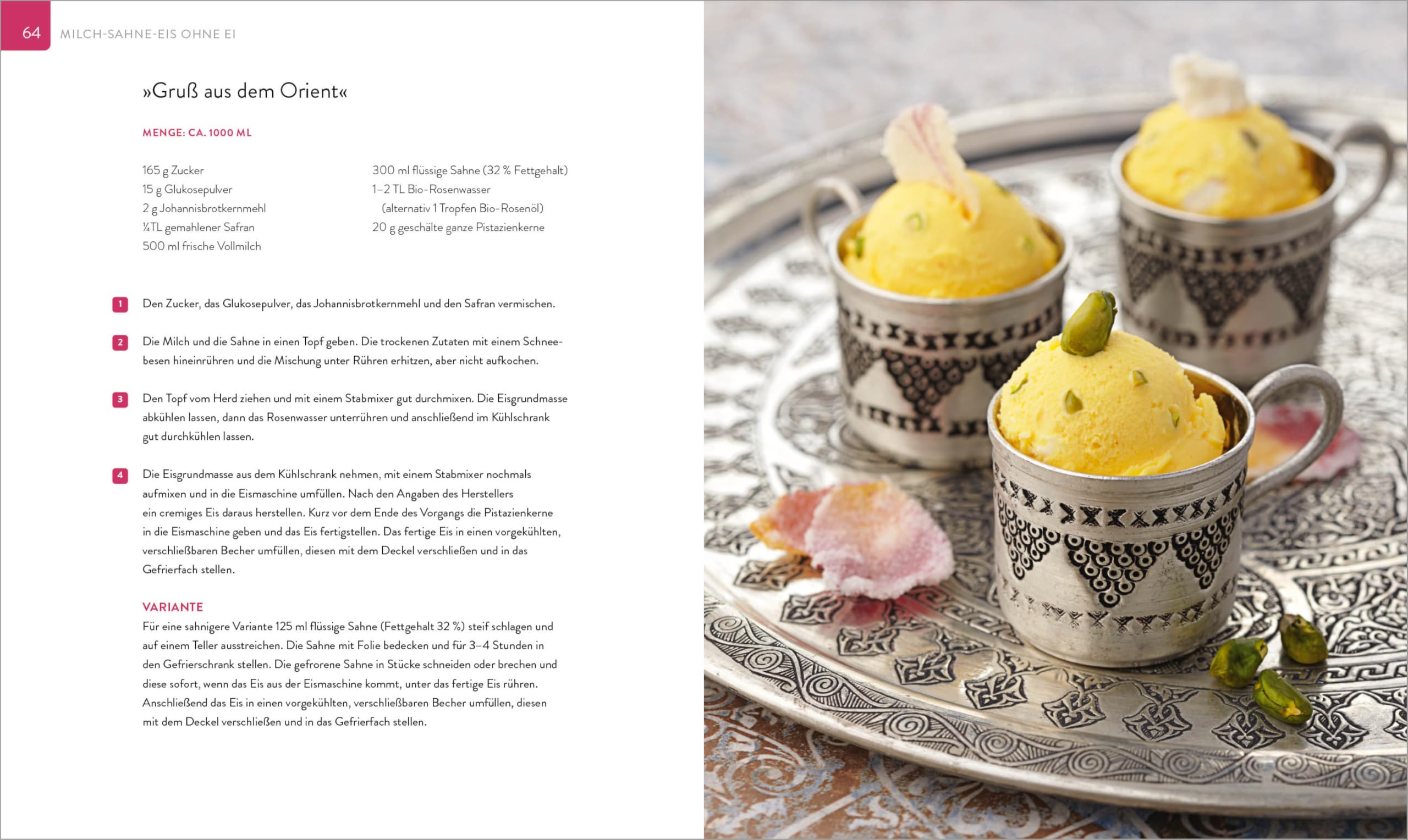 Die Eis Bibel. Eis, Sorbets, Parfaits, Frozen Desserts. 100 kreative Eis-Rezepte für die Eismaschine