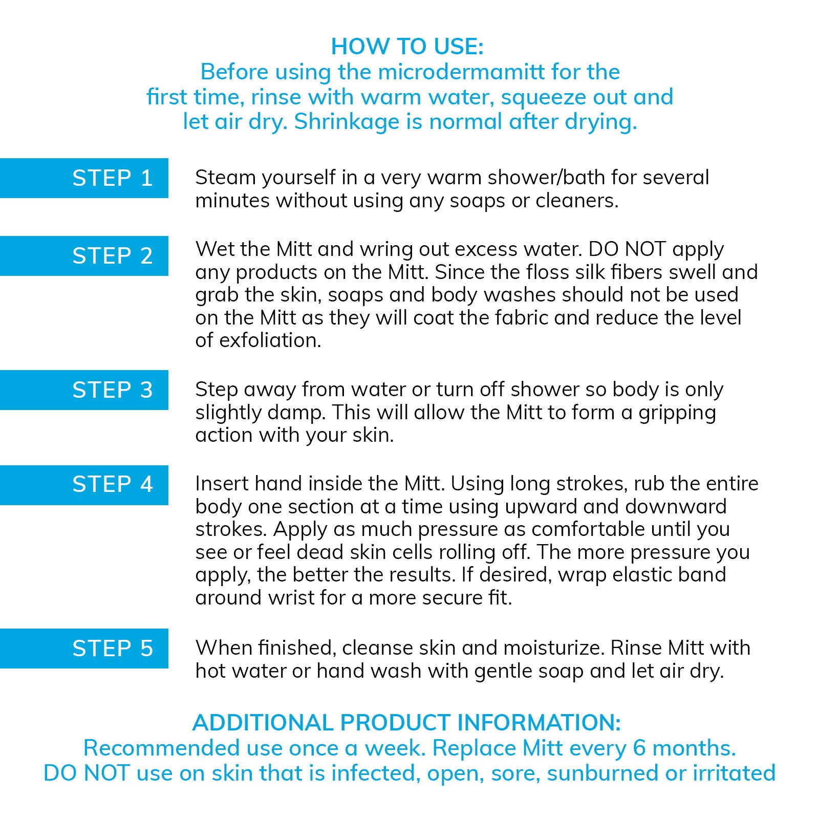 Buy MicrodermaMitt Deep Exfoliating Mitt Body Scrub, Dead Skin Remover