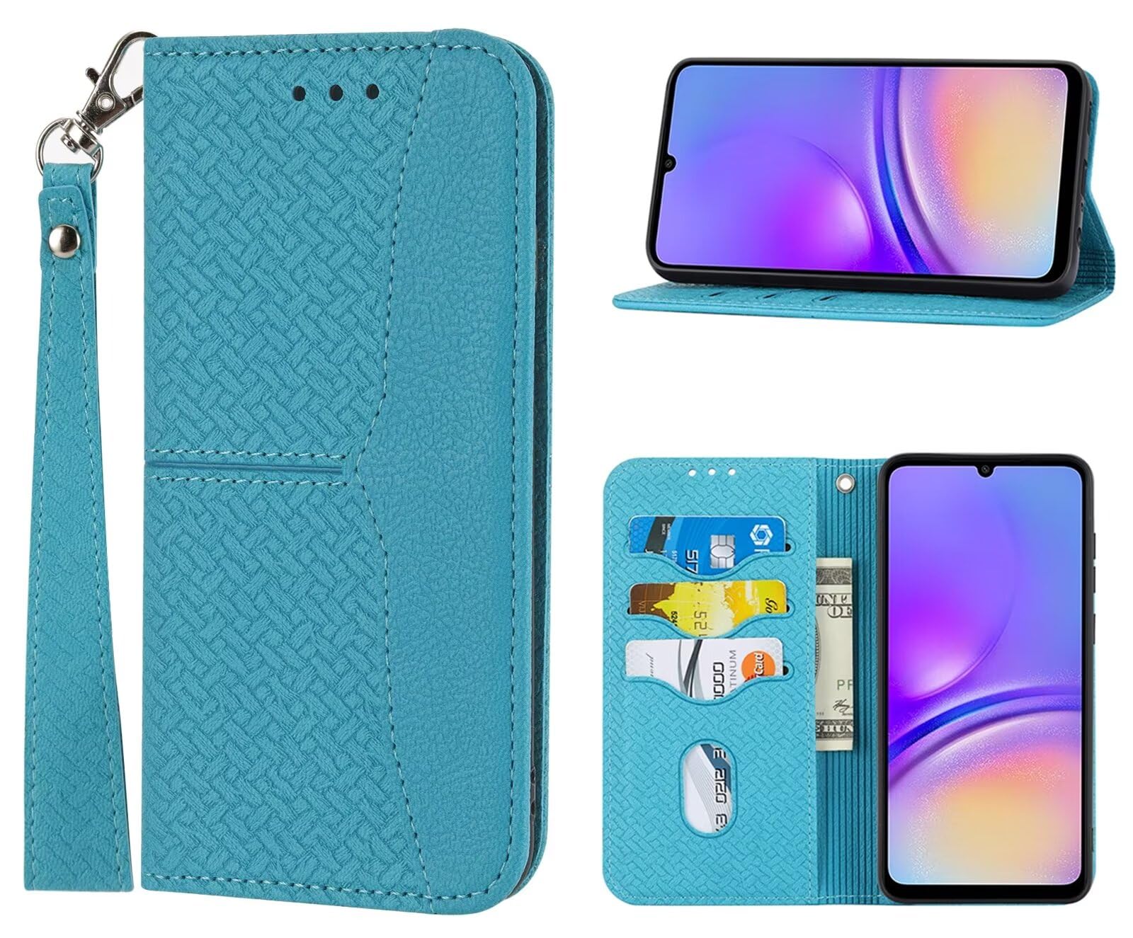 Custodia Flip Con Supporto E Slot Per Carte Per Sony Xperia 10 II - Cover In Pelle PU Con Motivo Rose, TPU Interno, Protezione 360°, Carta Fessura