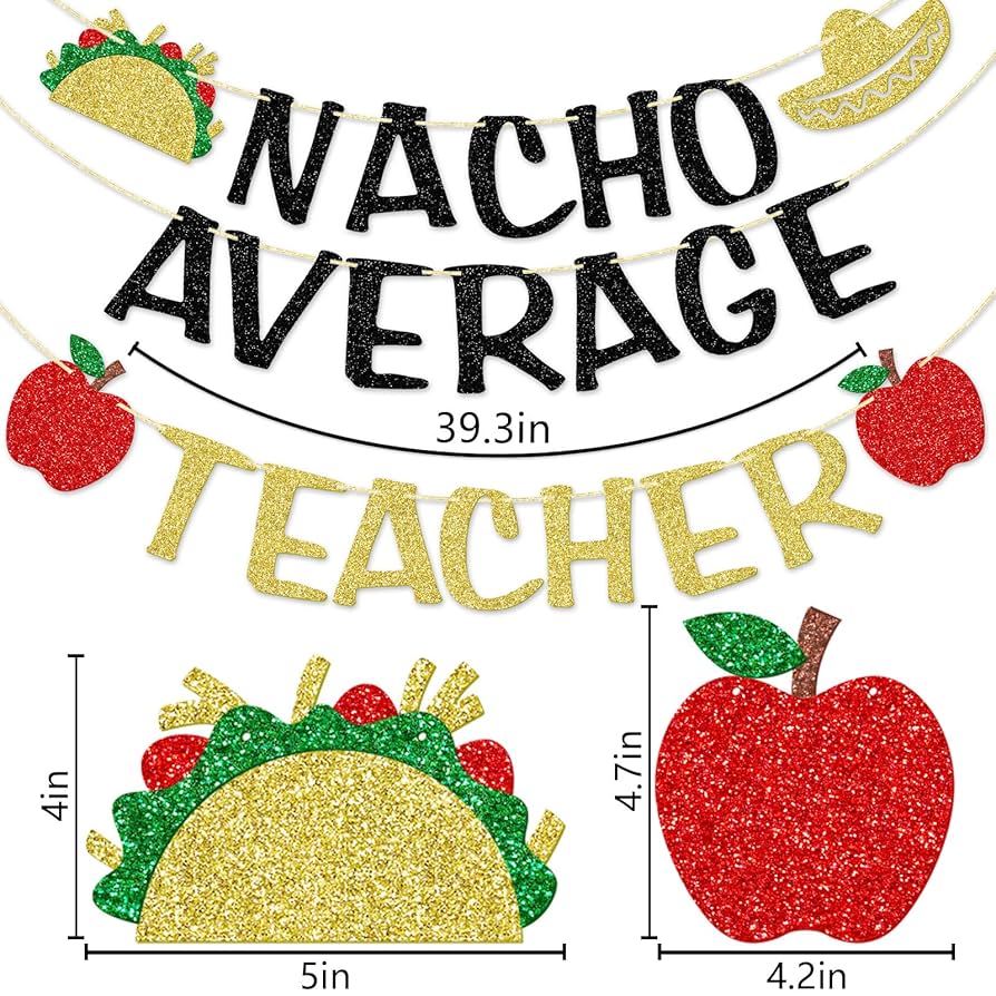amazon-com-qttier-nacho-average-teacher-banner-pre-strung-fiesta-teacher-banner-cinco-de-mayo-decor-for-teachers-national-teachers-day-teacher-appreciation-week-decorations-black-gold-glitter-office-products for Nacho Average Teacher Free Printable Amazon.com: Qttier Nacho Average Teacher Banner, Pre-strung Fiesta Teacher Banner, Cinco de Mayo Decor for Teachers, National Teachers' Day, Teacher Appreciation Week Decorations(Black & Gold Glitter) : Office Products for Nacho Average Teacher Free Printable