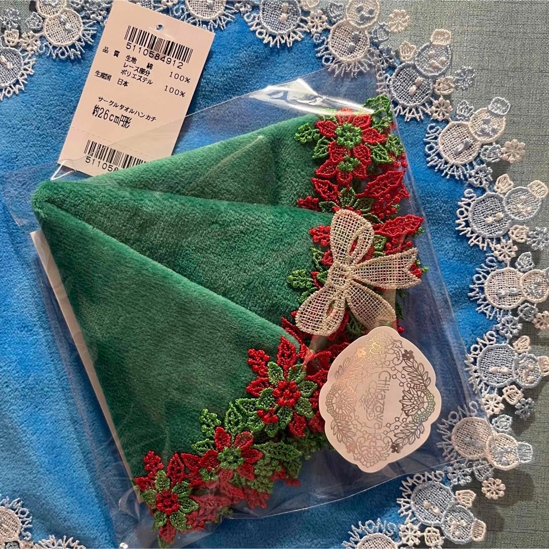 【近沢レース/CHIKAZAWA】新品未使用/シーズンタオルハンカチ6枚セット 好評を博した「復刻版シーズンタオルハンカチ企画」来シーズンの