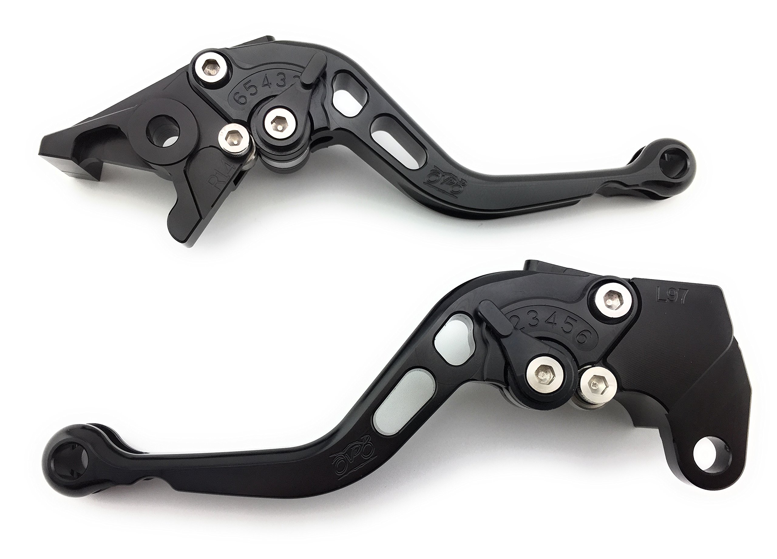 Paire Leviers Courts Verts AVDB Frein Embrayage HONDA CB1000 Hornet