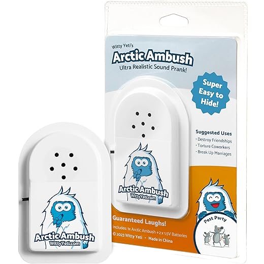 Hilarious, Realistic Fake Animal in Walls Sound Prank. Practical Joke Noises Trick Friends and Family. Funny Gag Gift for April Fools, Secret Santa, Christmas Stocking Stuffers or Xmas Holiday Party