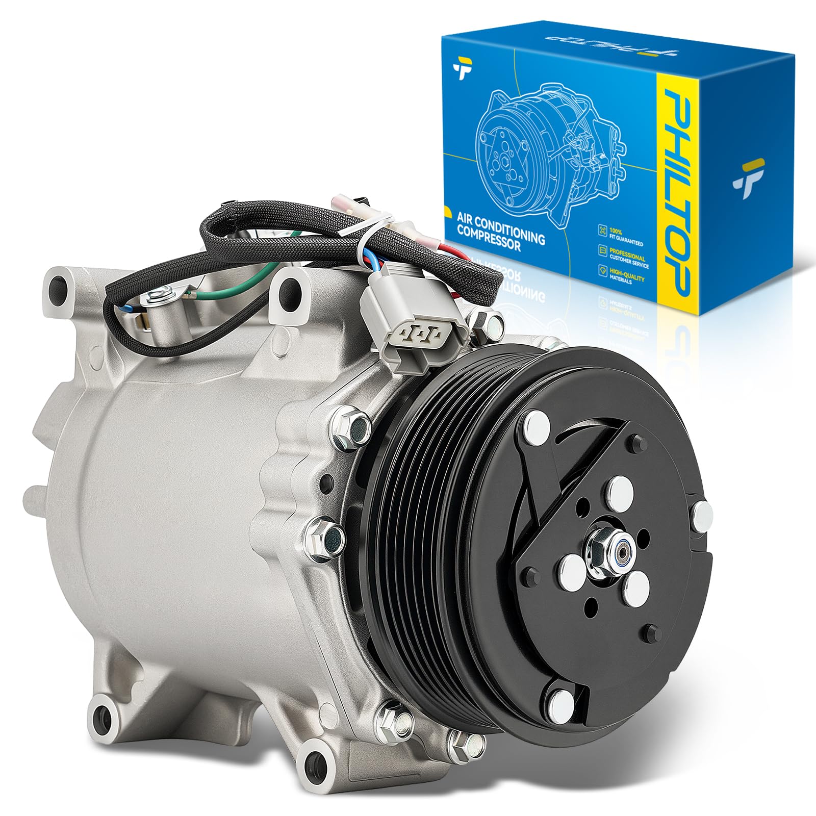 PHILTOP NEW AC Compressor for TSX 2004-2008.Replace# 58886