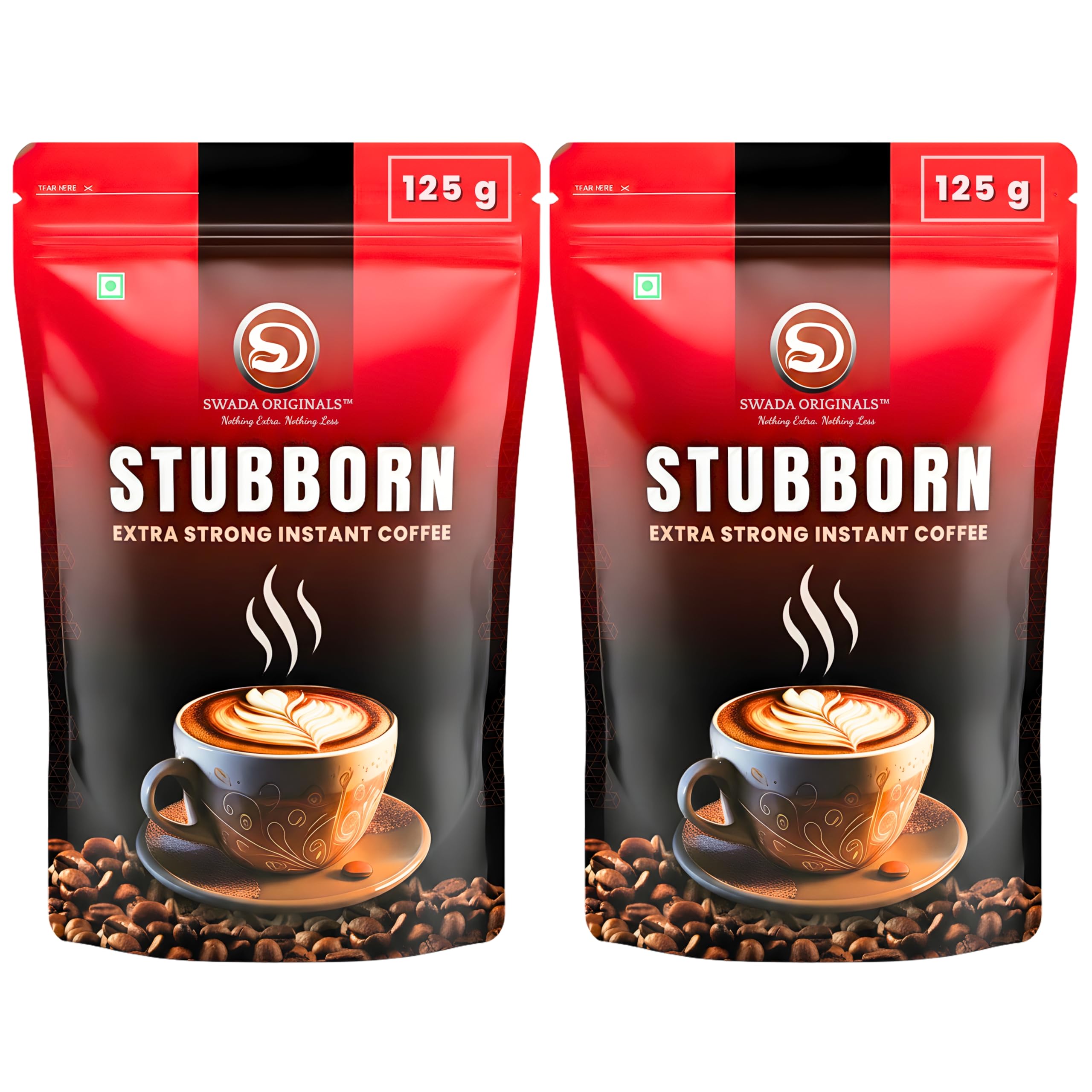 Stubborn by Swada Originals™ | Extra Strong Instant Coffee | Bold Intensity | Pack of 2 (125 g Each) | Total : 250 g-picture-16