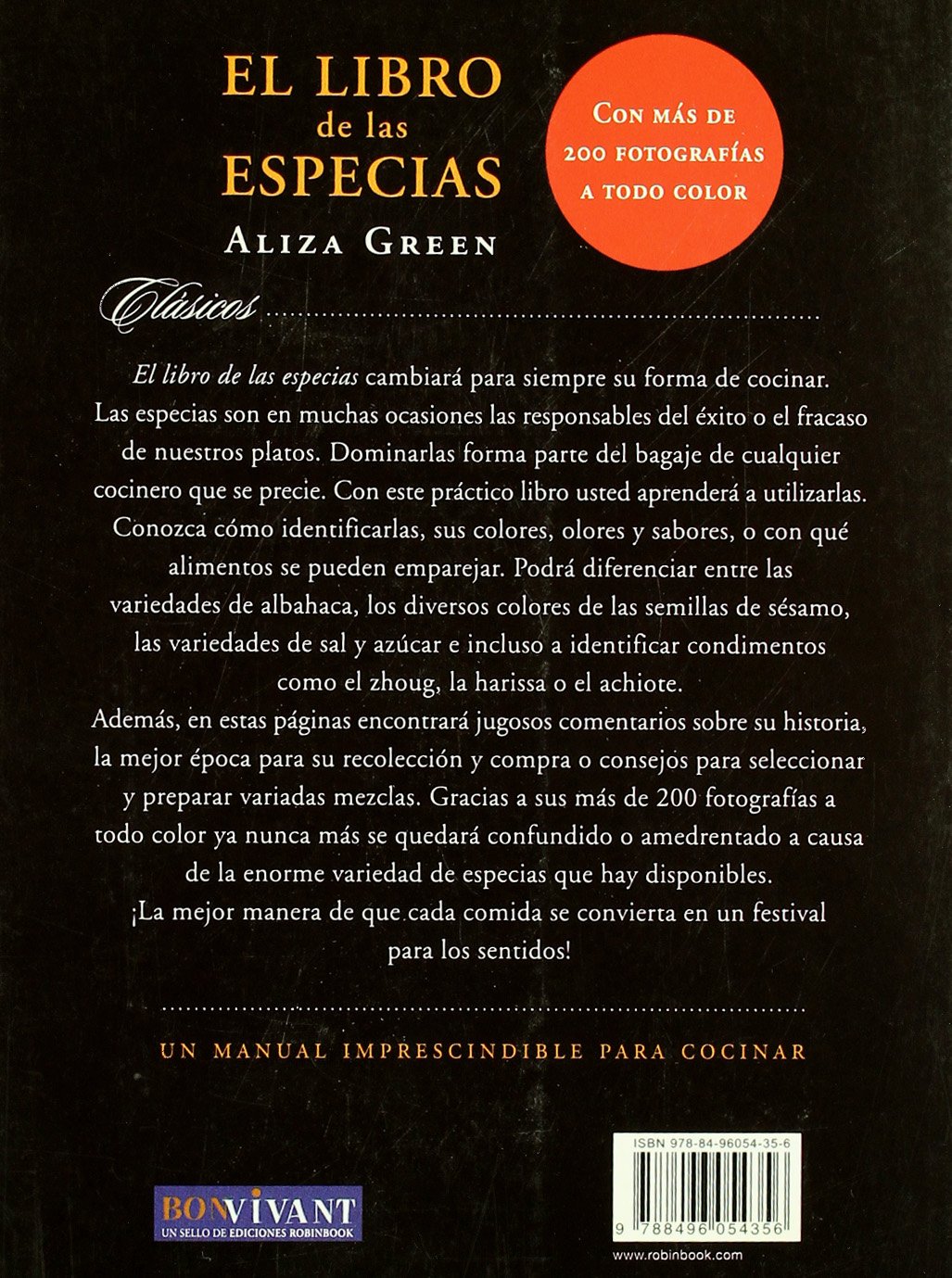 LIBRO DE LAS ESPECIAS, EL (SIN COLECCION)