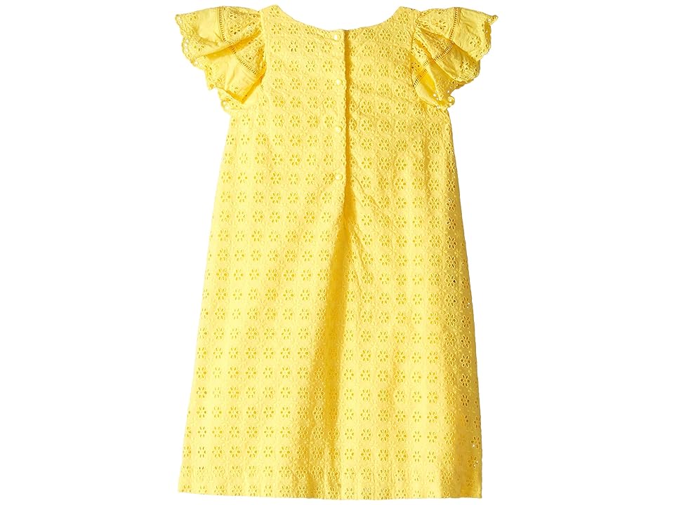 

Polo Ralph Lauren Kids Eyelet Woven Dress (Little Kids) (Signal Yellow) Girl's Clothing