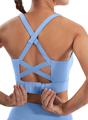 Ewedoos Sujetadores deportivos de alto soporte para mujer, sujetadores deportivos de alto impacto, brasier deportivo de alto impacto, brasier para