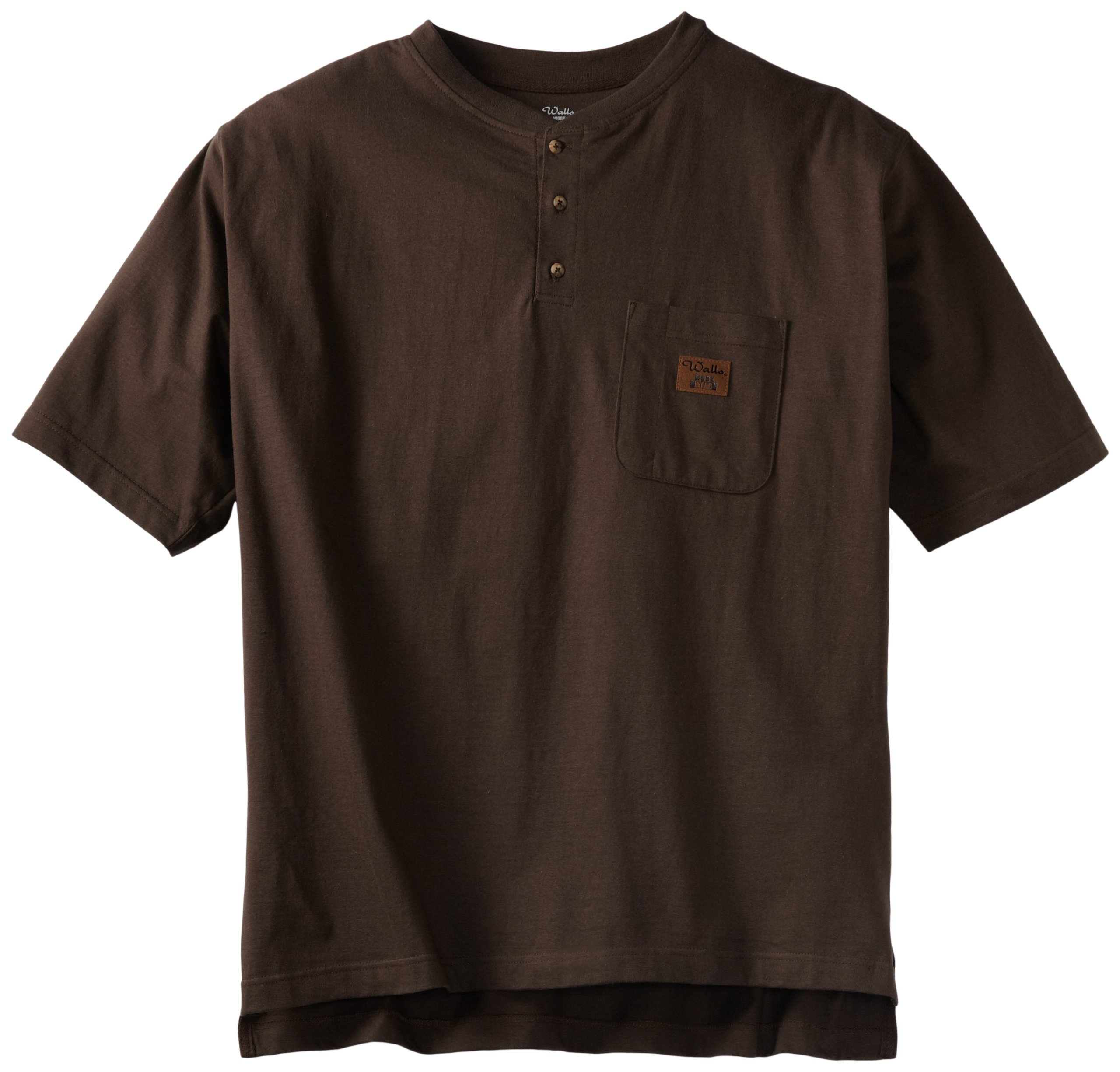Short Sleeve Pocket Henley Tee 