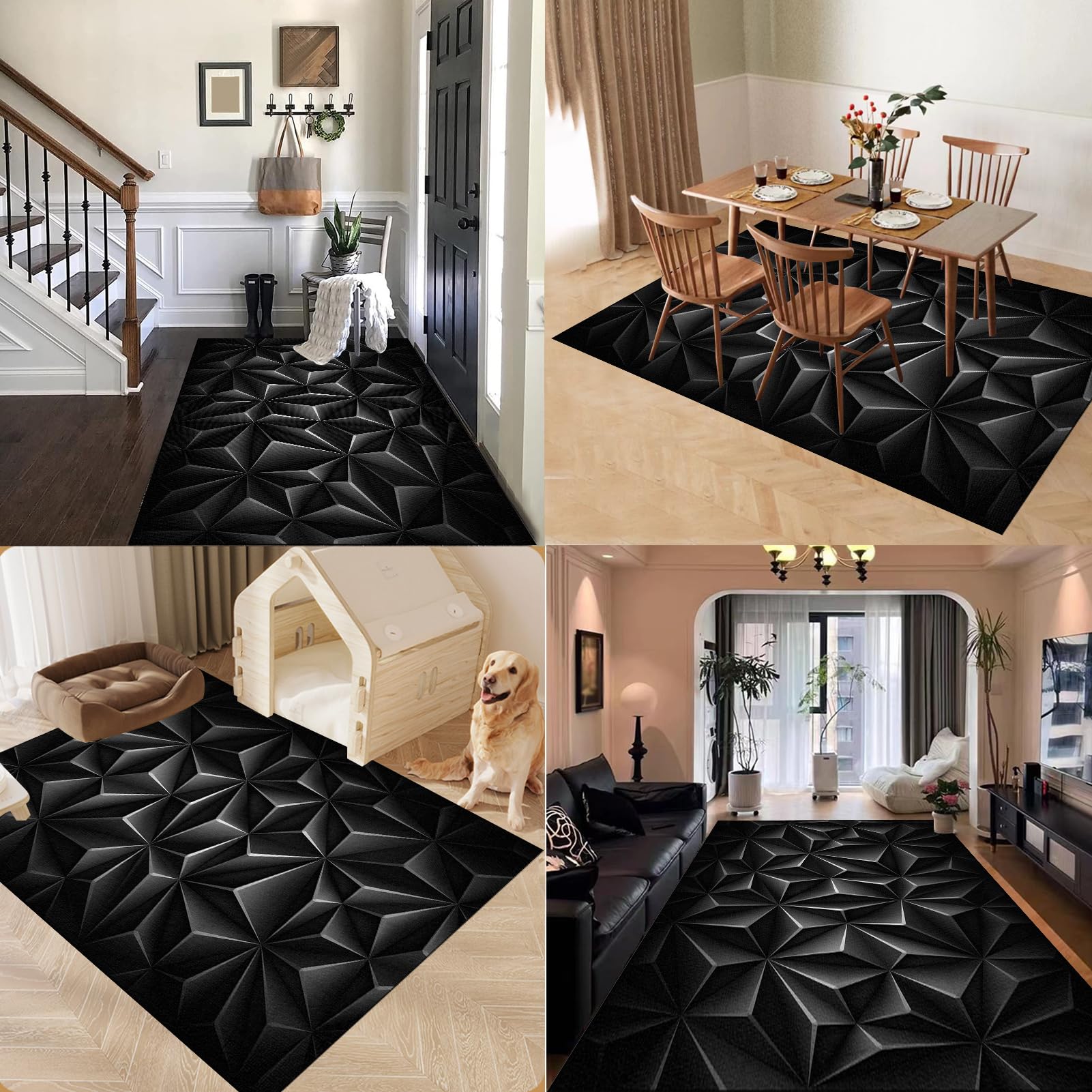 Tapis protège Sol Gaming, Tapis antidérapant sous Chaise de Bureau, Tapis de Chaise pour Les Chaises de Jeu ou de Bureau, Protège Les Sols, Planchers, Parquets, pour Gaming et Le Travail 160 x 200 cm