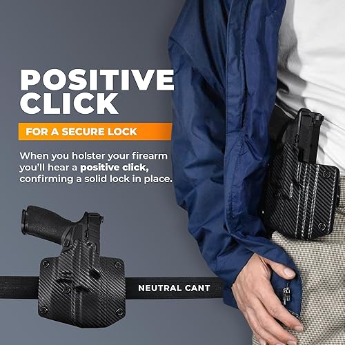 Miniatura 5 de OWB Concealment Holster - Outside The Waistband Holster - fits Walther PDP Compact 4.5''