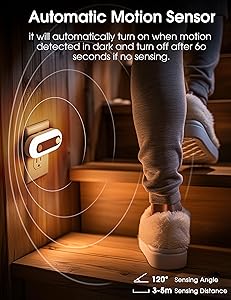 Fulighture Motion Sensor Night Light Pulg Into Wall, 2 Pack Dusk to Dawn Sensor and Motion Sensor Night Light, 30/60/100 LM Dimmable Nightlights for Home Decor, Hallway, Bedroom, Kids Room, Stairway