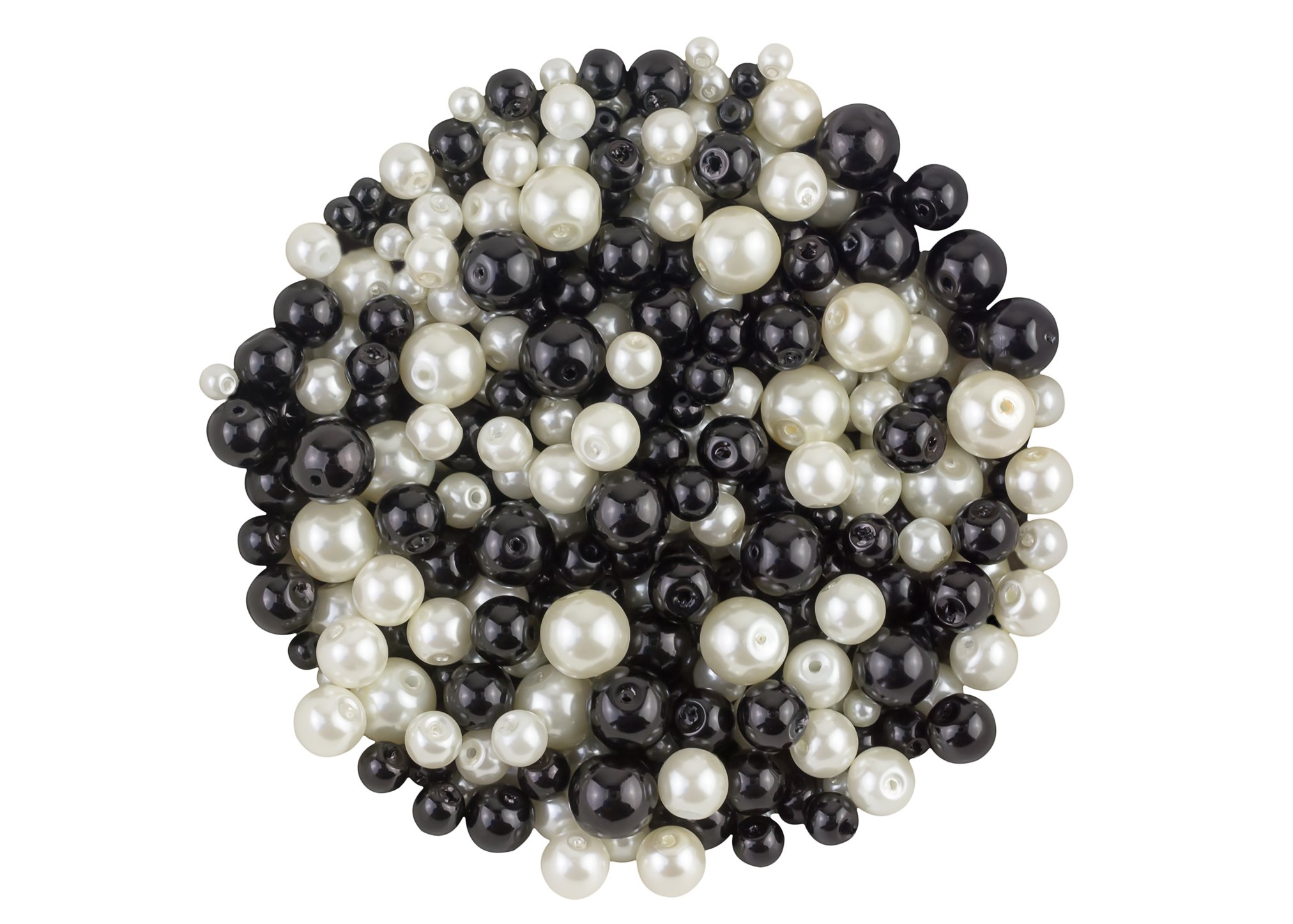 15 Perle Vetro Bicolore - Tondo Piatto - 30 X 5 Mm - Azzurro E Bian - Foto 11