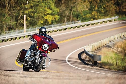 Miniatura 4 de Kuryakyn 5056 Kit de luces LED para ventilación de carenado delantero para motocicletas Harley-Davidson 2014-18, negro brillante