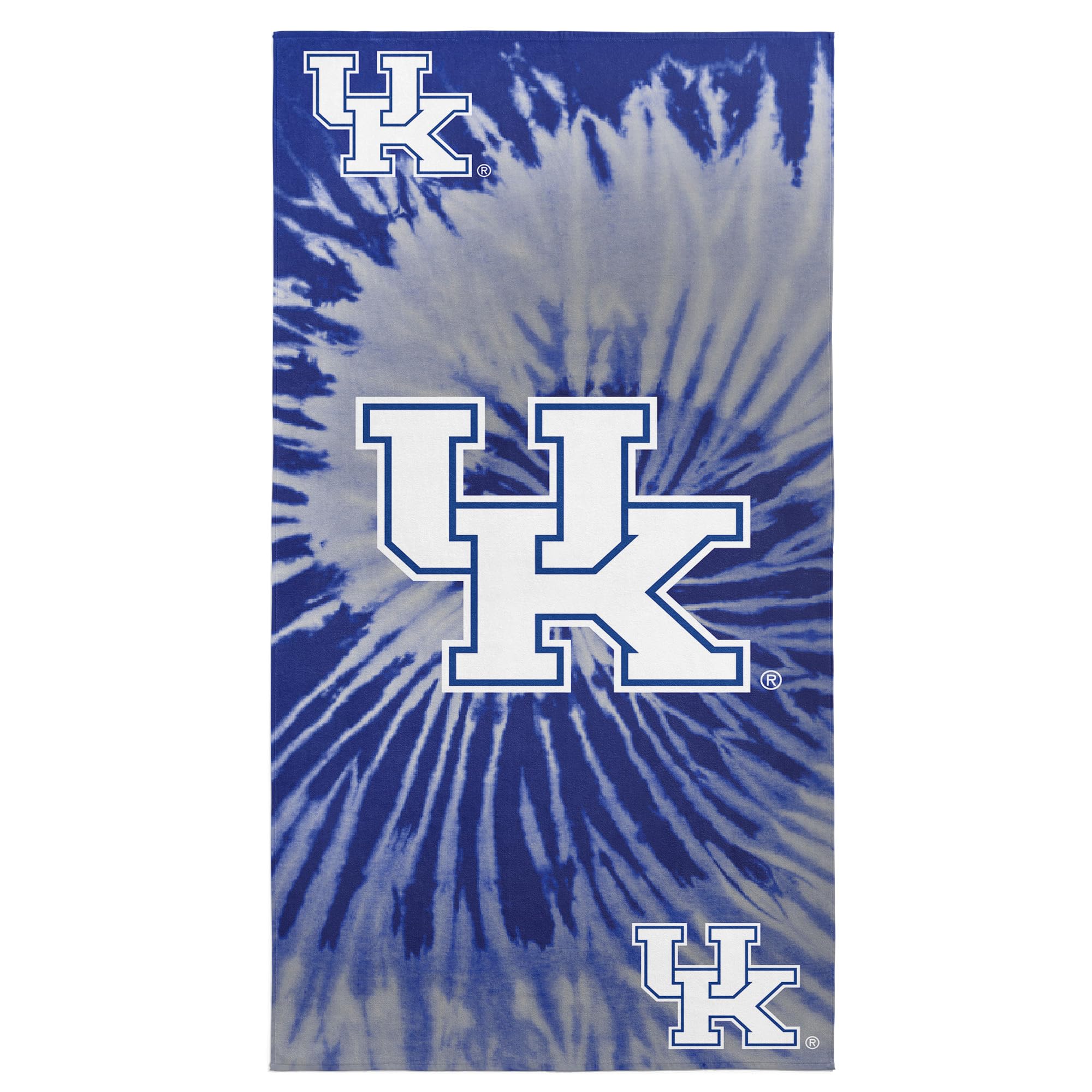 Northwest NCAA University of Kentucky Psychedelic Beach Towel, Soft &amp; Absorbent Pool Towel, Quick Dry, 30 x 60 inches