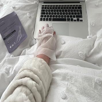 BEAUTYPRO HAND & FOOT THERAPY DUO Hand Mask & Foot Mask Multipack 2-in-1 Dry Cracked Anti-Ageing Treatment Moisturising Socks & Gloves with Removeable Tips Vegan Multi Award Winning Brand
