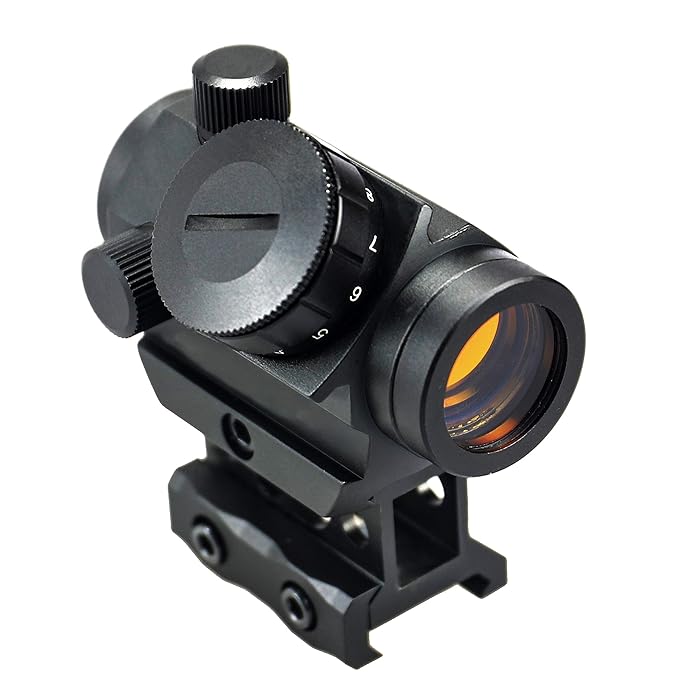 Buy Hauska Tactical Red Dot Sight 1x25 1” Inch Riser Picatinny Mount Co ...