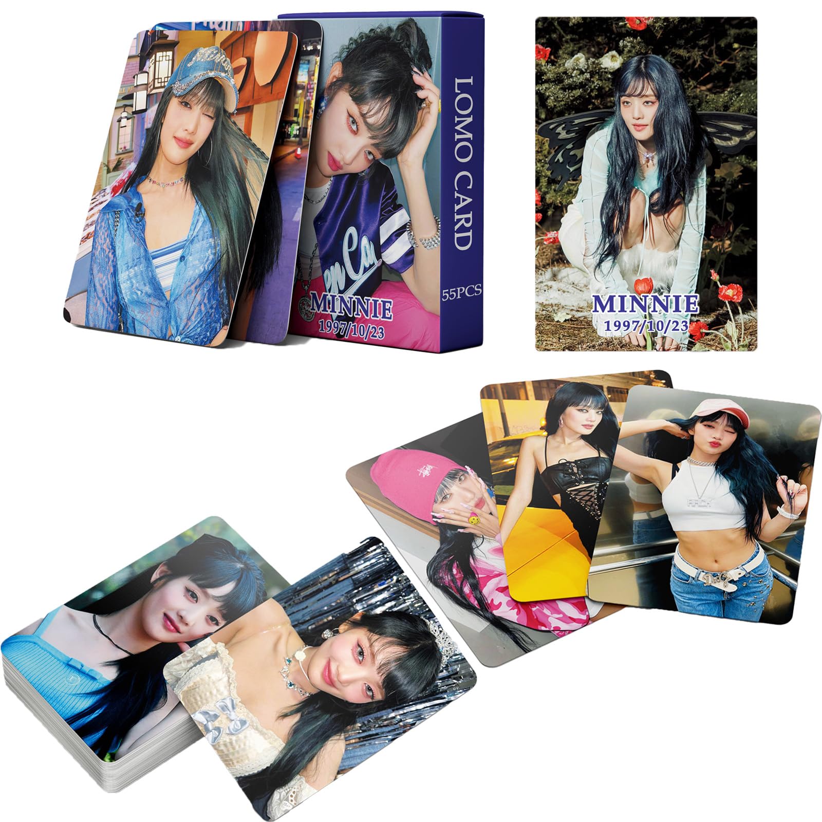 Amazon.com: 55pcs GIDLE Minnie Photocards (G) I-DLE I Feel Minnie