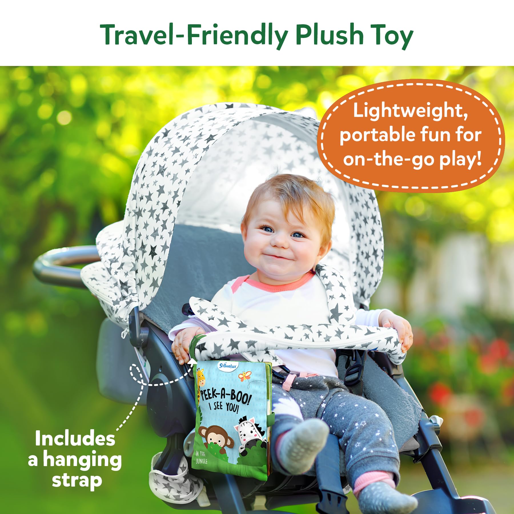 Skillmatics Peek-a-Boo Jungle Book β Soft Cloth Baby Book 4