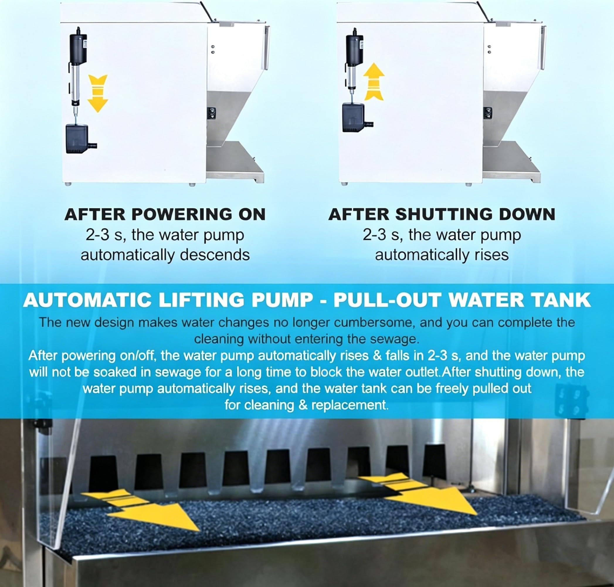 Cabina di verniciatura ad aerografo da 180 W con Cortina d'Acqua da 2200 l/h, Cabina di verniciatura a Cascata con Doppia filtrazione e Porta autosigillante, per hobbisti con 3 luci a LED