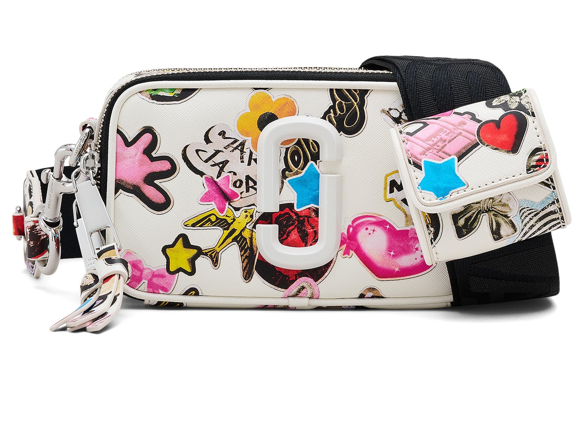 MARC JACOBS The Snapshot torebka damska, Biały Multi