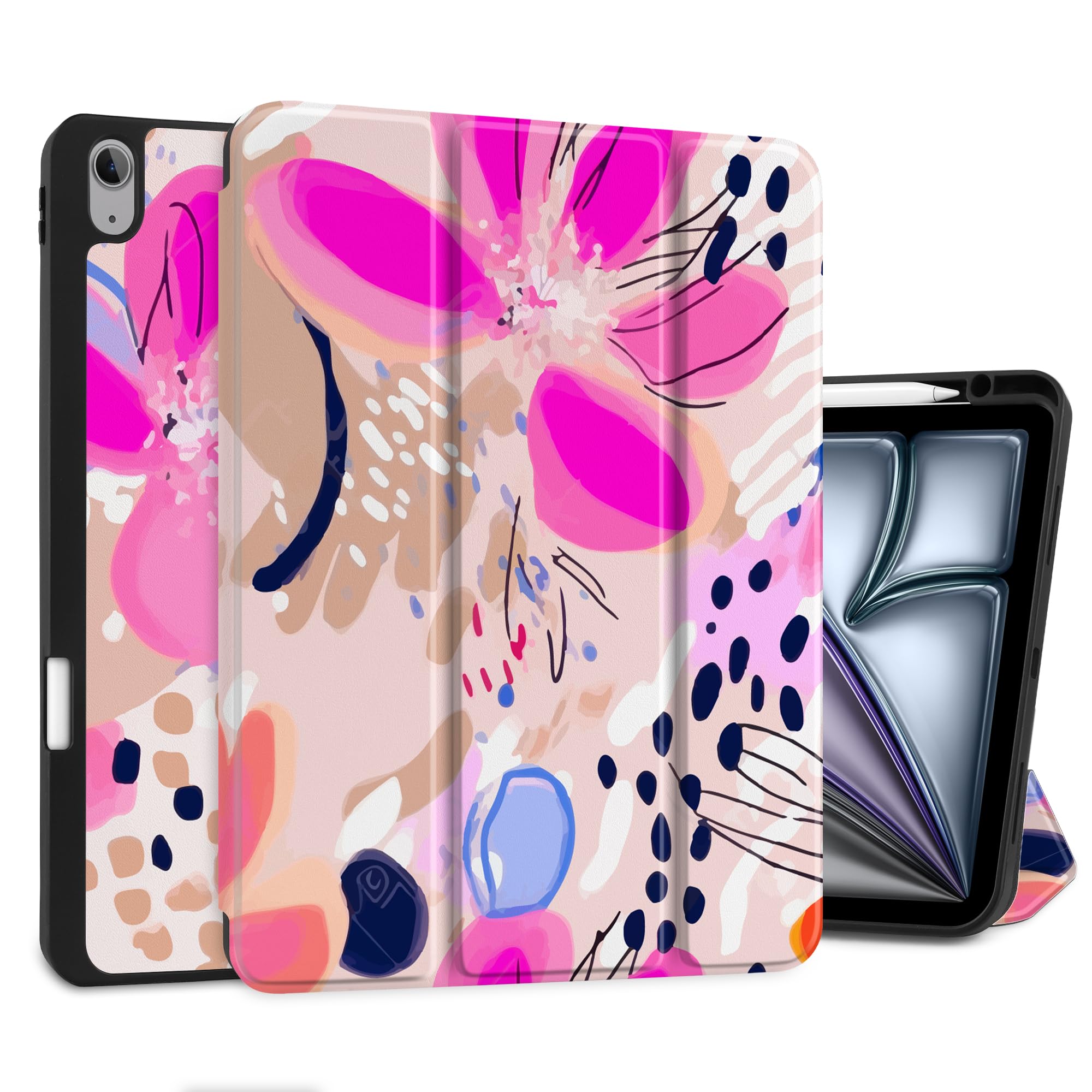 Case for iPad Air 13 Inch Case M2 2024, Slim Stand Cover for