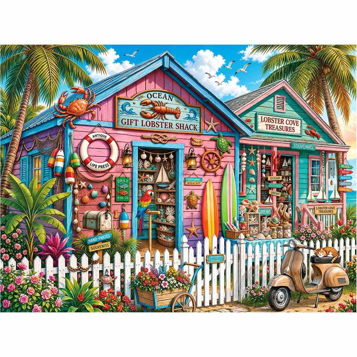 Seaside Shop Puzzles for Adults 1000 Pieces