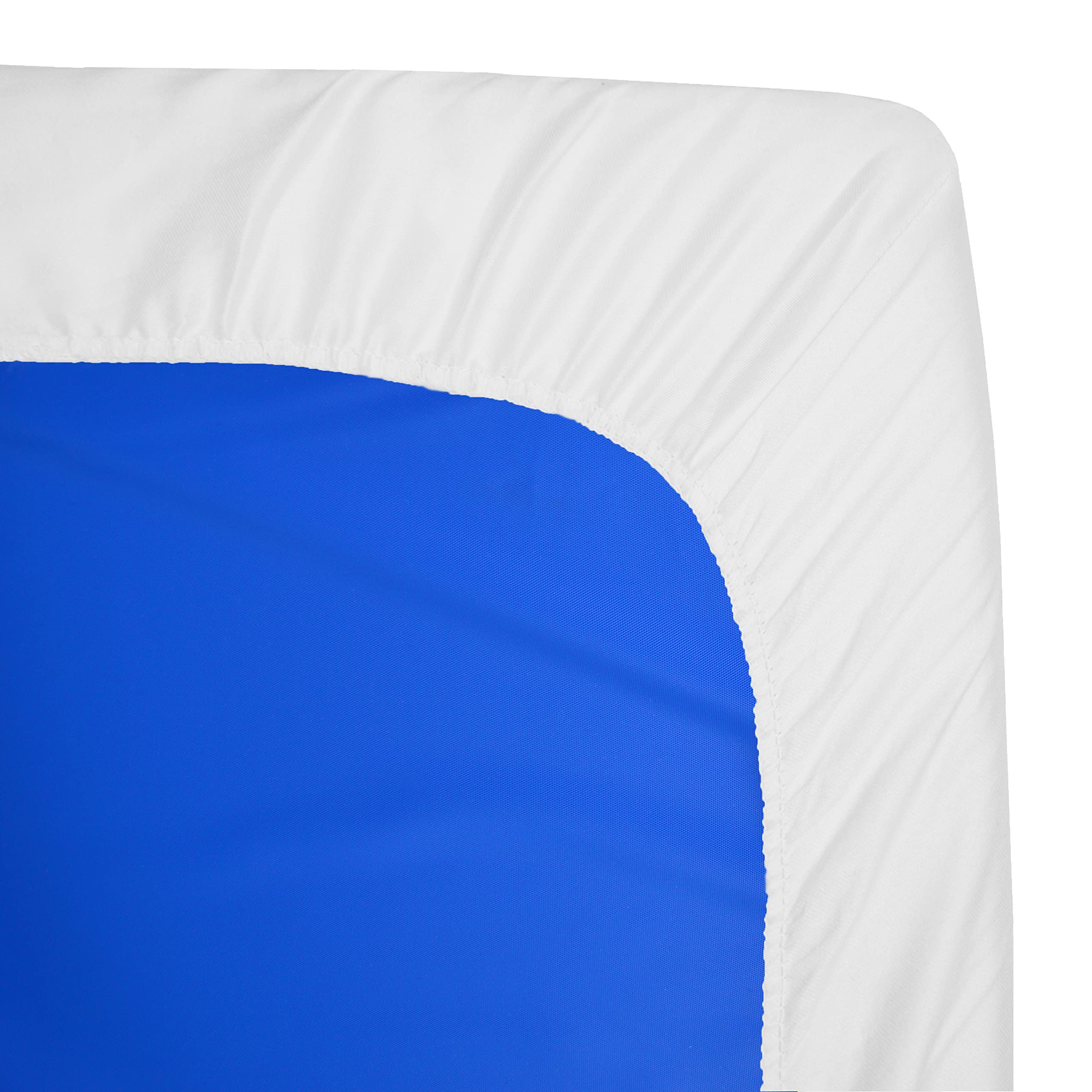 American Baby Company Paquete de 2 sábanas bajeras de Mezcla de algodón y poliéster con Esquinas elásticas de 24 x 48 x 4 Pulgadas, sábana de Descanso Suave y Transpirable o Funda para Siesta para