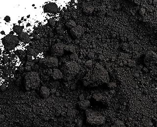 Matte Black Iron Oxide Powder, Concrete Pigment Powder, Grout Colorant, Color Dye for Cement Stucco Plaster Mortar Paint Coating Wood Stain Putty Epoxy Resin - 5 Oz, Black