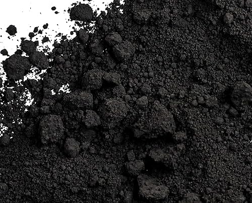 Rock N Soil Polvo de óxido de hierro negro mate, 2.5 libras2.5 lbs, pigmento de hormigón negro, tinte de cemento, colorante de lechada y tinte para