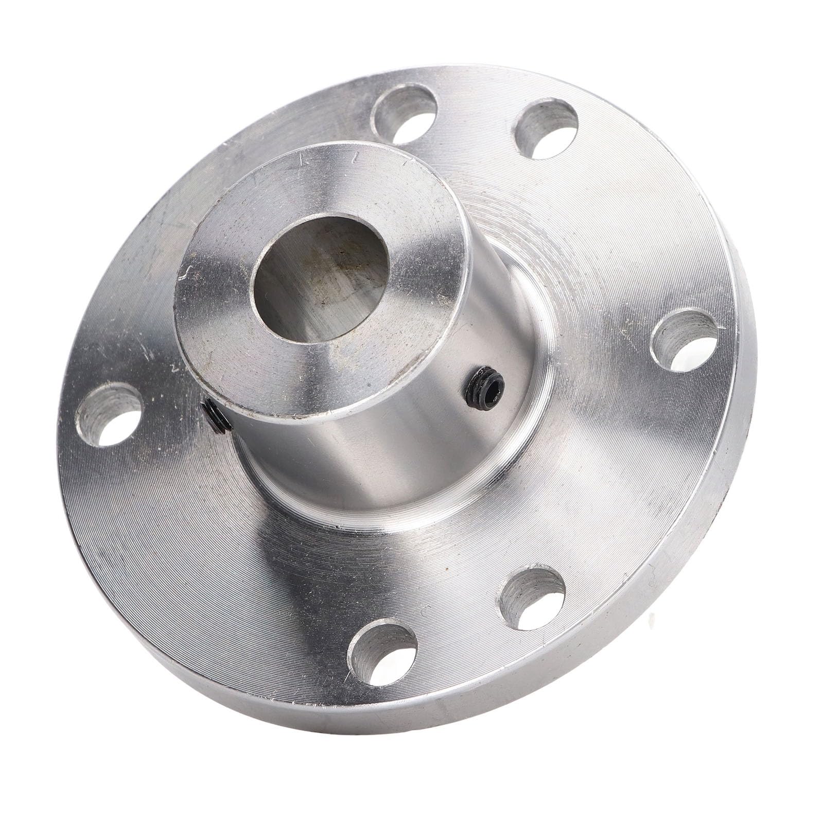 Planscheibe für Drehmaschinen aus Hochmanganhaltigem Stahl, Starke und Stabile Planscheibe für Spannfutter 100 Mm für K11 100, K72 100 mit Flachen Schneidflächen, Leicht zu