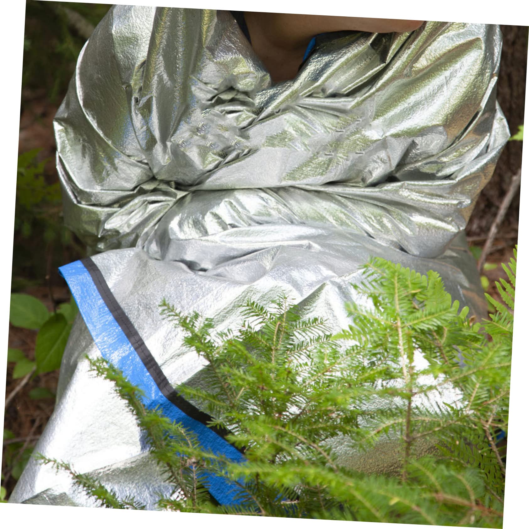 KOMBIUDA 10pcs Blanket Outdoor Blankets Camping Blanket Camping Keep Warm Blankets Emergency Blankets Reflective Film Blanket Thermal Blanket Thermal Insulation Blanket Pet Film