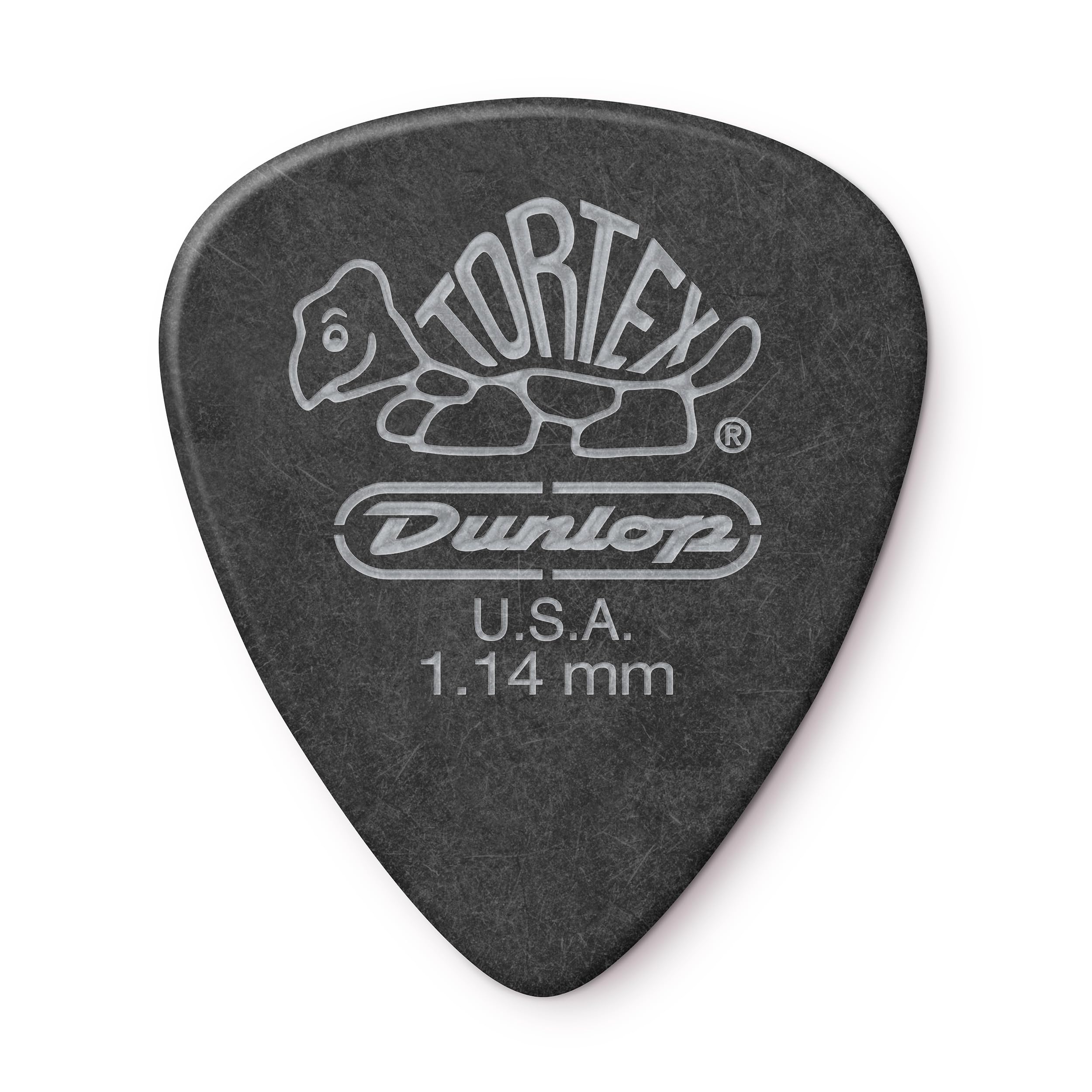 Dunlop Tortex® Pitch Black, 1.14mm, 12/Player's Pack