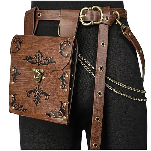 HiiFeuer 2PCs Medieval belt