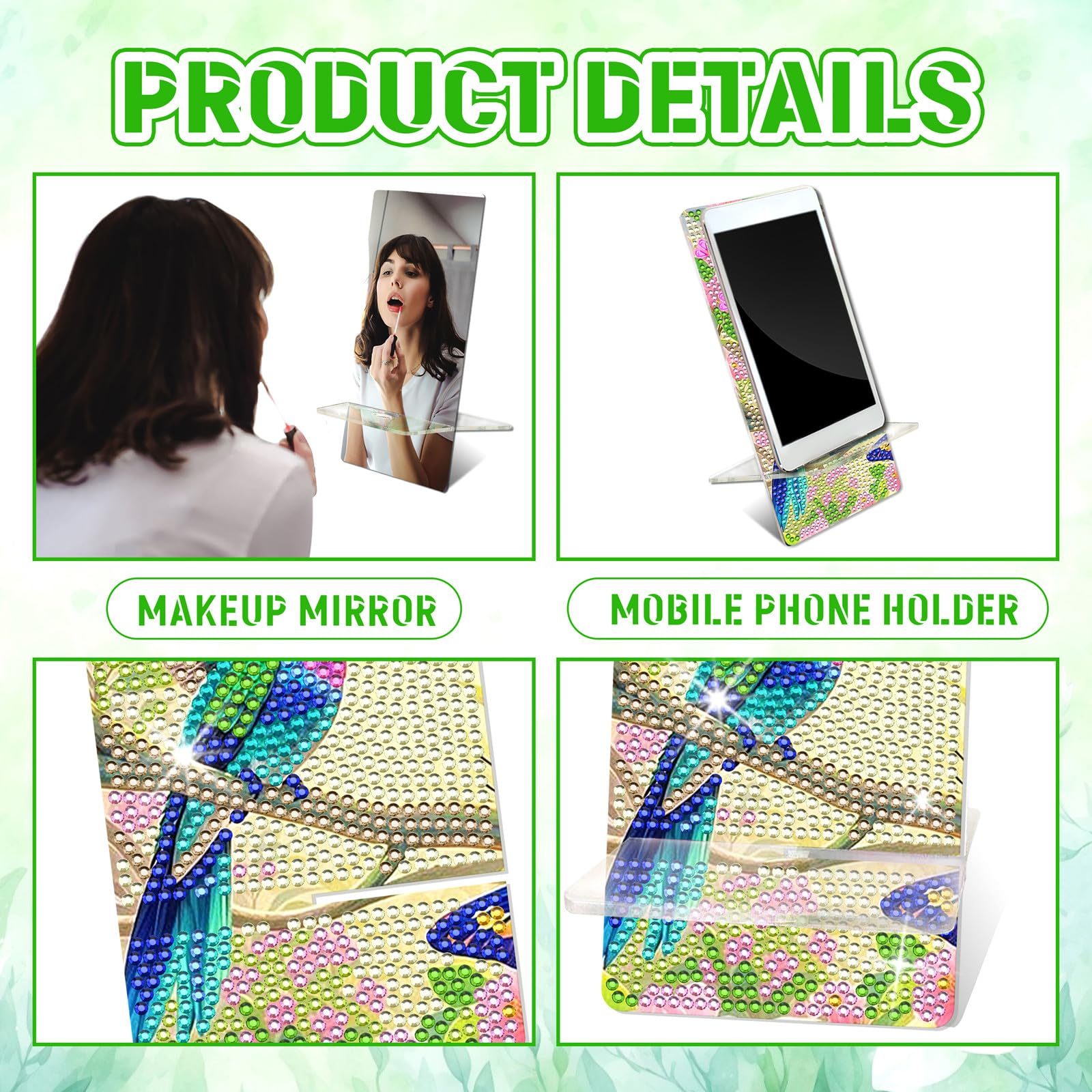 Diamond Painting Phone Stand & Mirror - NUFTVI -3