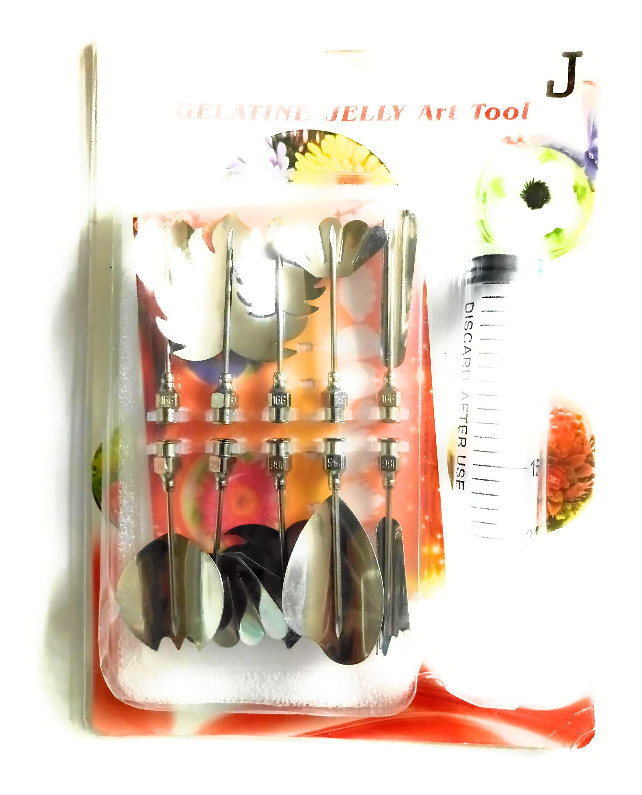 (Jelly Art Tools- A set) - Jelly Art Tools 10 Pcs/set, KOOTIPS Gelatin Art Tools Set -3D Jelly Cake Tools-Create your own unique designs FASTER and EASIER than ever before (Jelly Art Tools- A set)