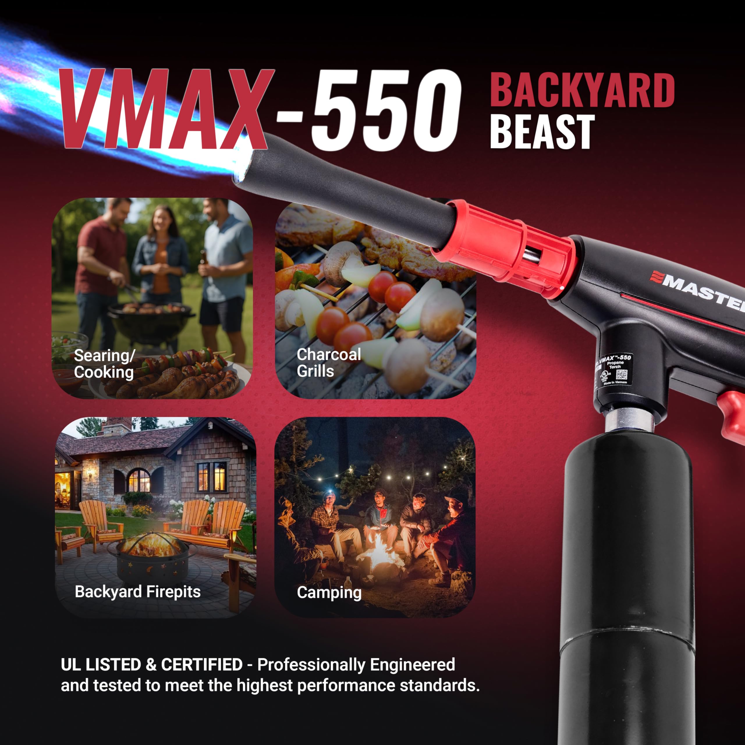 Amazon.com : MASTER APPLIANCE VMAX-550 2-in-1 Propane Torch - High